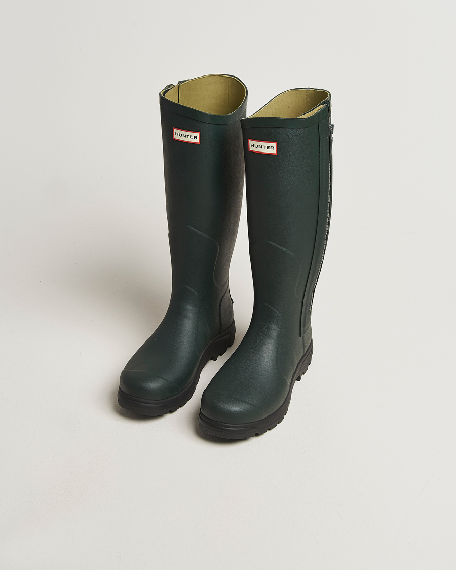 Uomini | Soprascarpe | Hunter Boots | Balmoral Full Zip Boot Dark Olive