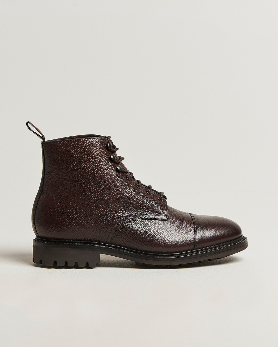 Uomini | Stivali | Loake 1880 | Sedbergh Sherling Boot Dark Brown