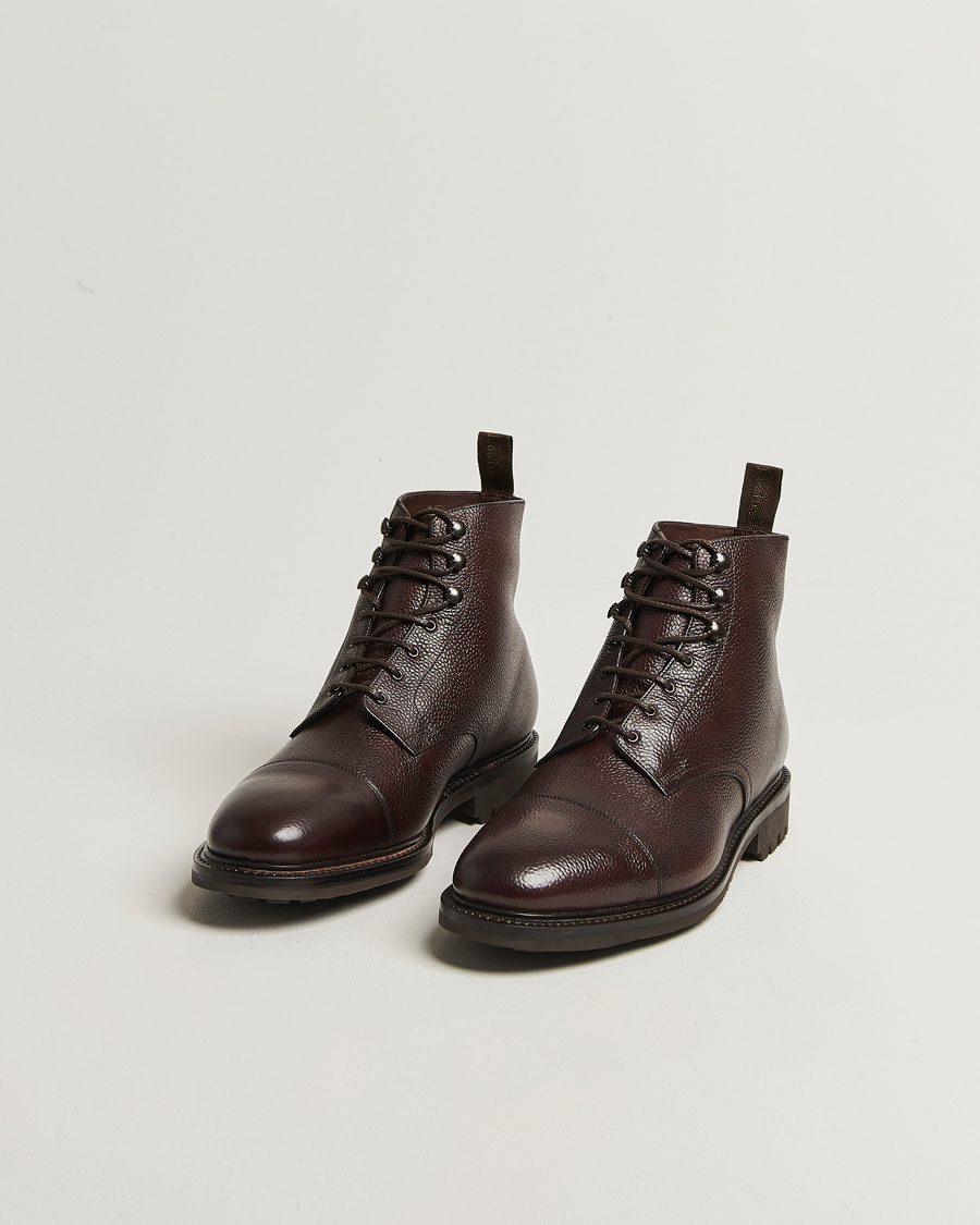 Uomini | Stivali | Loake 1880 | Sedbergh Sherling Boot Dark Brown
