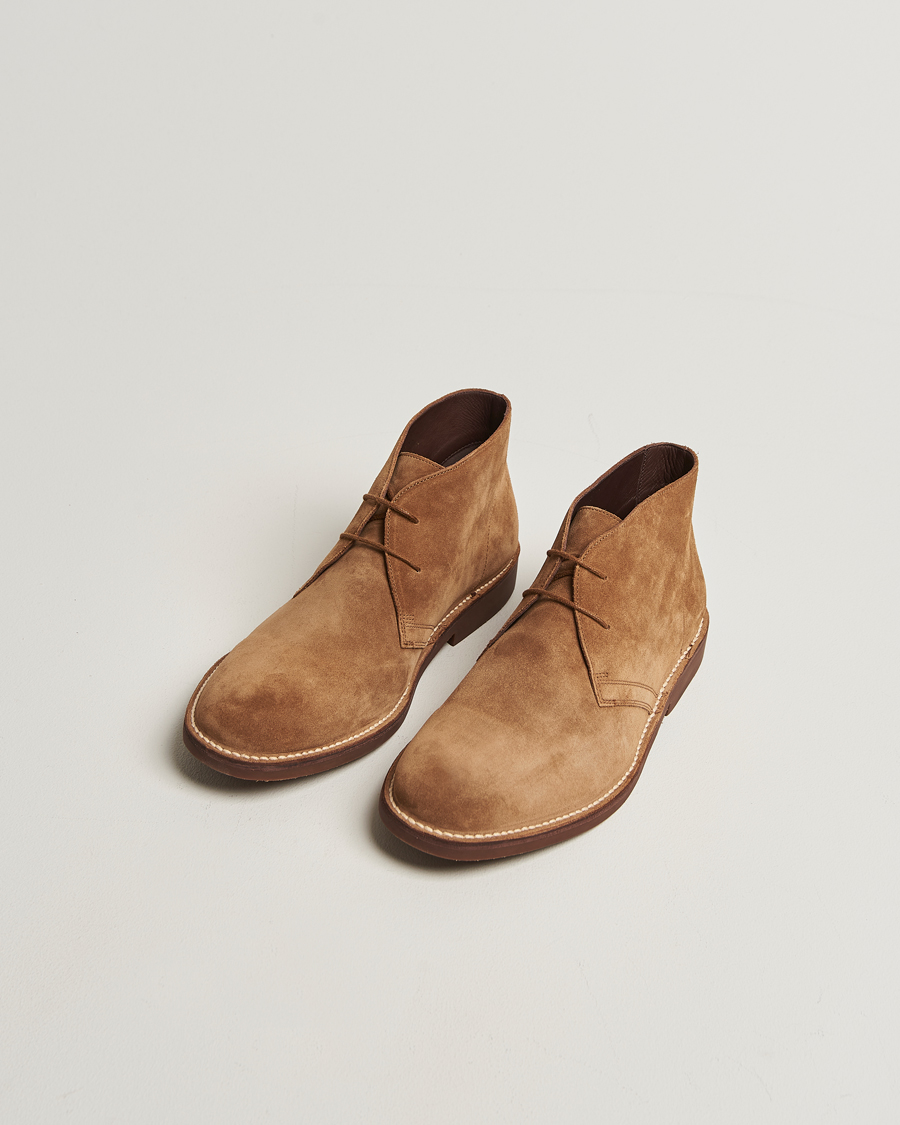 Uomini | Stivali | Loake Shoemakers | Sahara Suede Chukka Chestnut