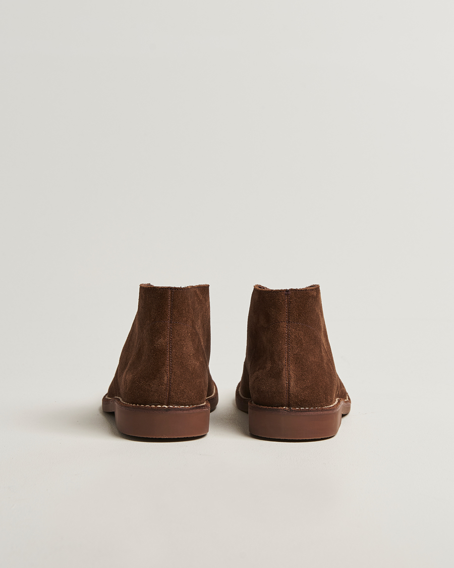 Uomini | Stivali | Loake Shoemakers | Sahara Suede Chukka Dark Brown