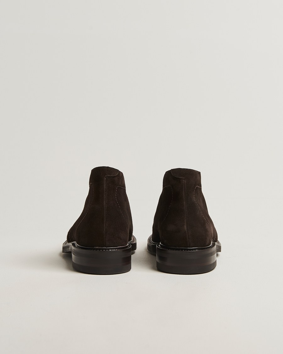 Uomini | Stivali | Loake 1880 | Berkeley Suede Boot Dark Brown