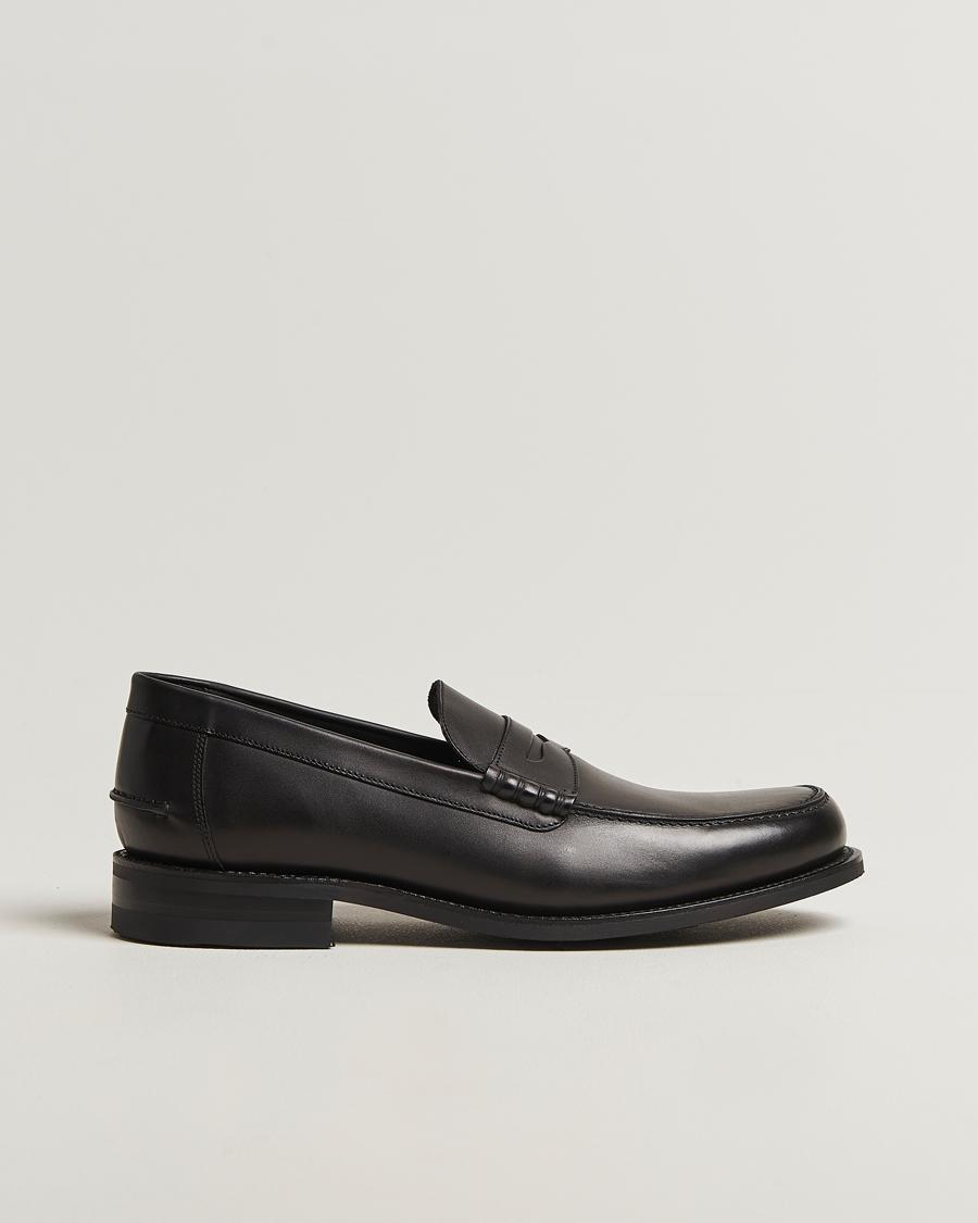 Uomini | Mocassini | Loake 1880 | Kingscliffe Leather Loafer Black