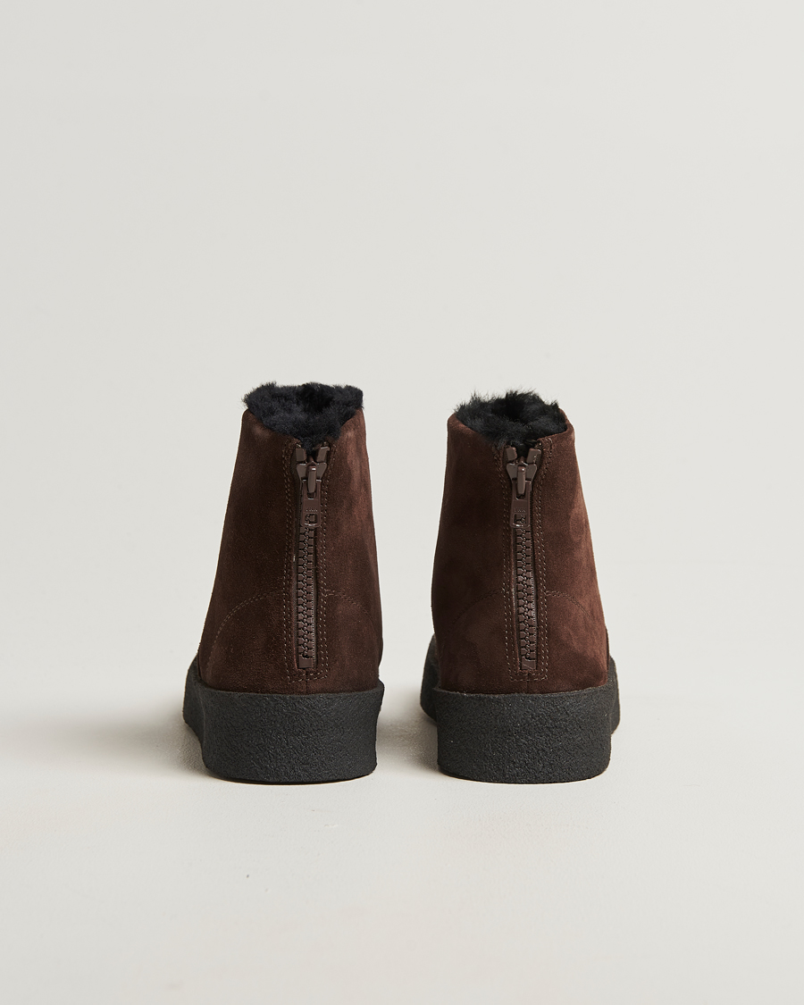 Uomini | Loake 1880 Curling Sherling Boot Dark Brown | Loake 1880 | Curling Sherling Boot Dark Brown