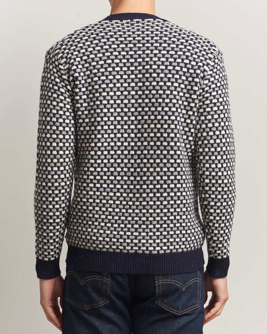 Uomini | Maglieria | Peregrine | Network Merino Cardigan Navy