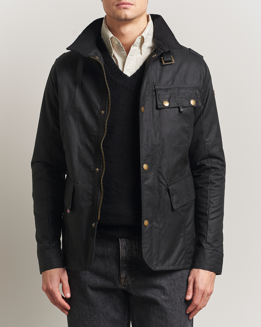 Uomini | Giacche | Peregrine | Bexley Wax Jacket Black