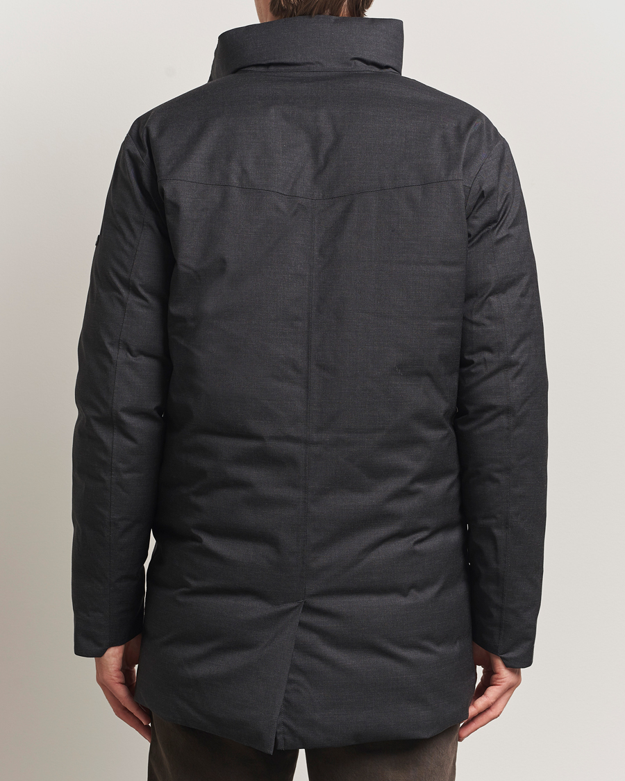 Uomini | Giacche | Scandinavian Edition | Axis Loro Piana Padded Coat Dark Grey Melange