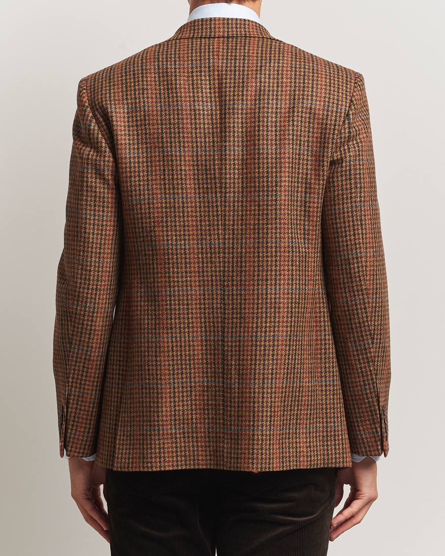 Uomini | Blazers | Walker Slater | Edward Lambswool Dogtooth Blazer Brown