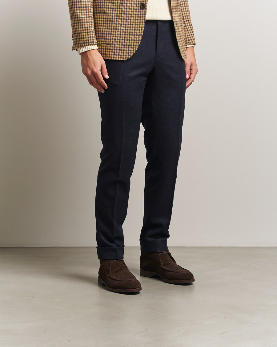 Uomini | Stivali | Crockett & Jones | Bibury Chukka Boot Dark Brown Suede