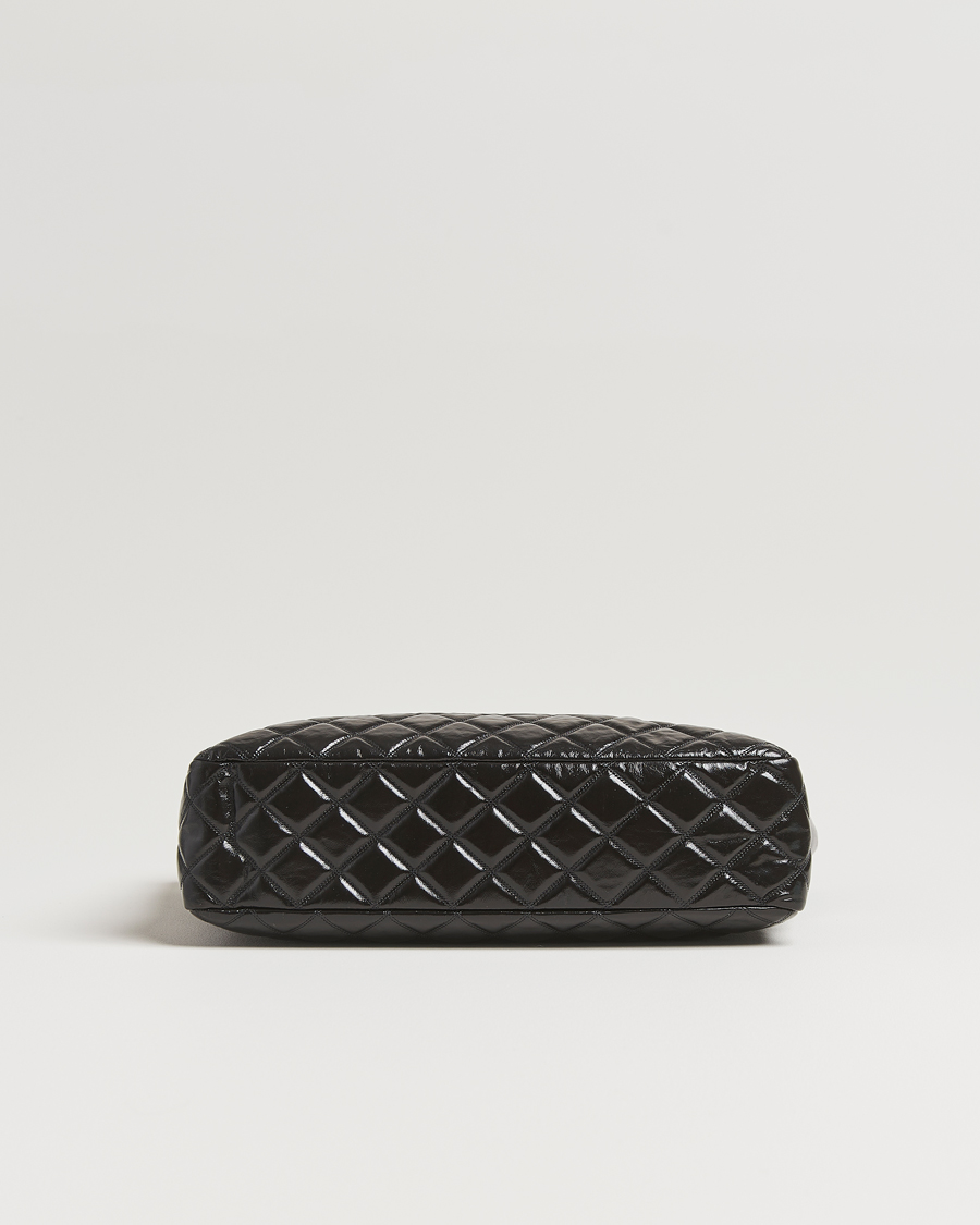 Uomini | Chanel Pre-Owned Chain Tote Bag Black | Chanel Pre-Owned | Chain Tote Bag Black