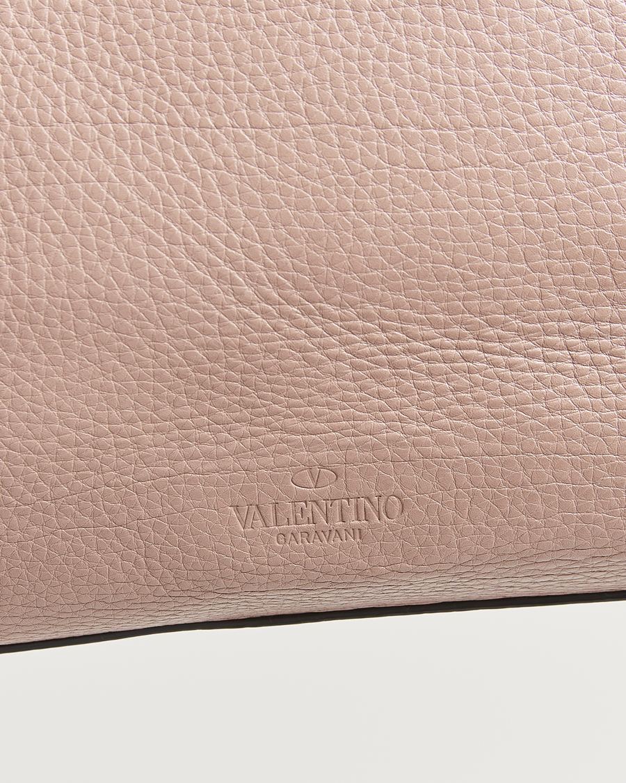 Uomini | Valentino Pre-Owned Medium Rockstud Tote Bag Poudre | Valentino Pre-Owned | Medium Rockstud Tote Bag Poudre