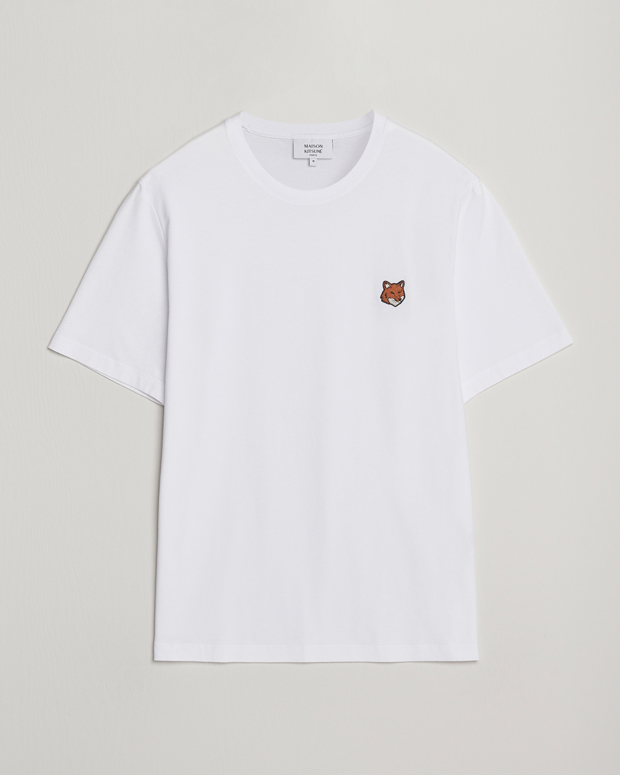 Uomini | T-shirt | Maison Kitsuné | Fox Head T-Shirt White