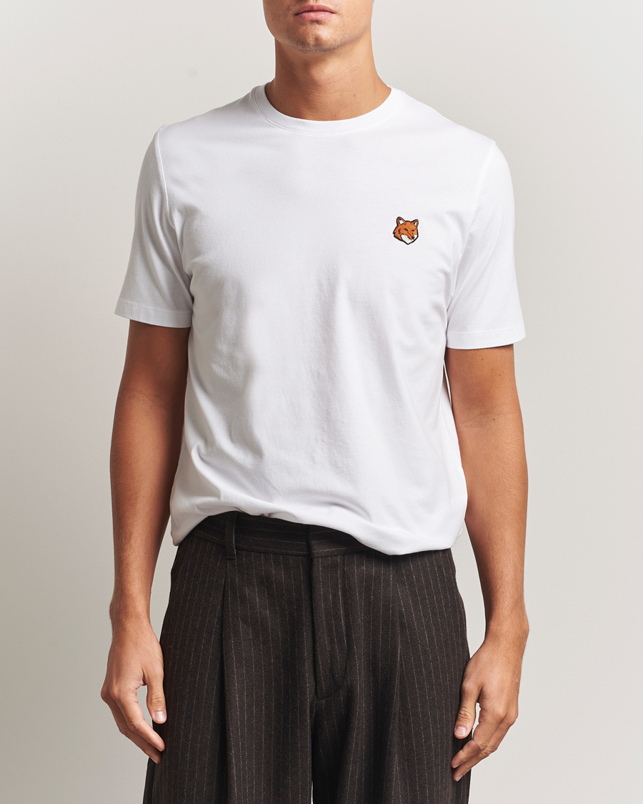 Uomini | T-shirt | Maison Kitsuné | Fox Head T-Shirt White
