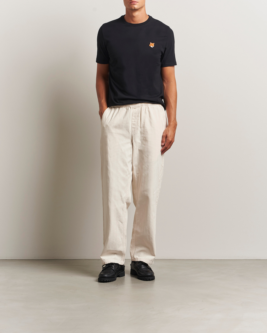 Uomini | T-shirt | Maison Kitsuné | Fox Head T-Shirt Black