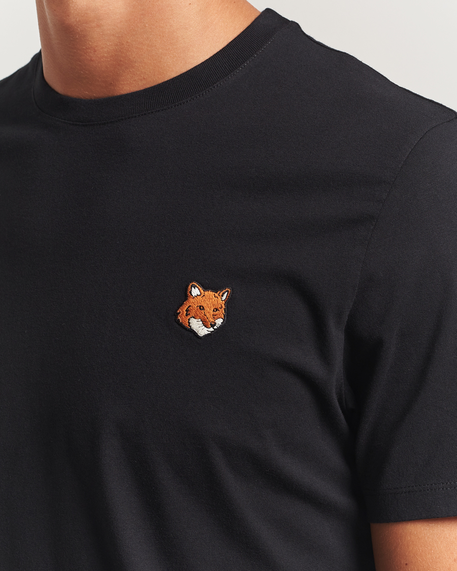 Uomini | T-shirt | Maison Kitsuné | Fox Head T-Shirt Black