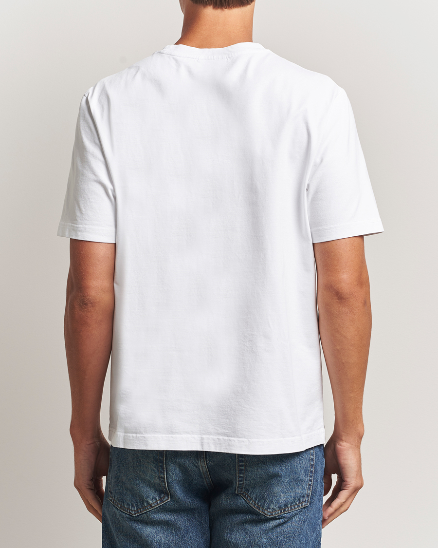 Uomini | T-shirt | Maison Kitsuné | Grey Fox Head T-Shirt White