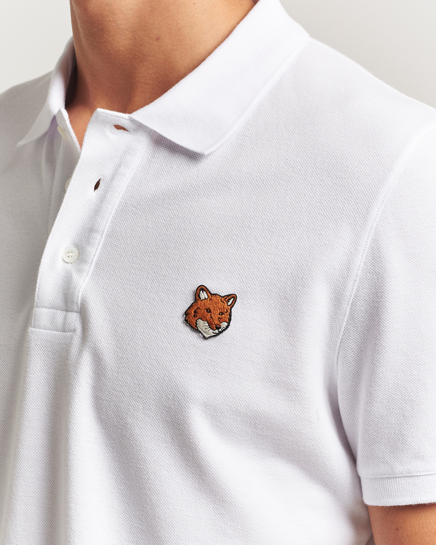Uomini | Polo | Maison Kitsuné | Fox Head Polo White