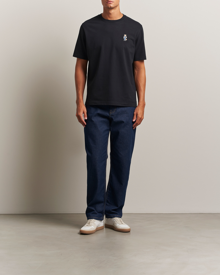Uomini | Jeans | Maison Kitsuné | Straight Fit Japanese Denim Jeans Indigo