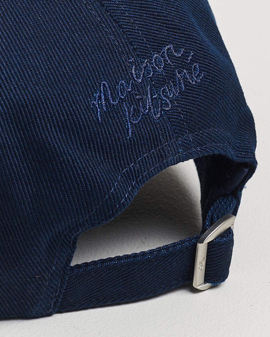 Uomini | Maison Kitsuné Tonal Fox Head Cap Classic Navy | Maison Kitsuné | Tonal Fox Head Cap Classic Navy