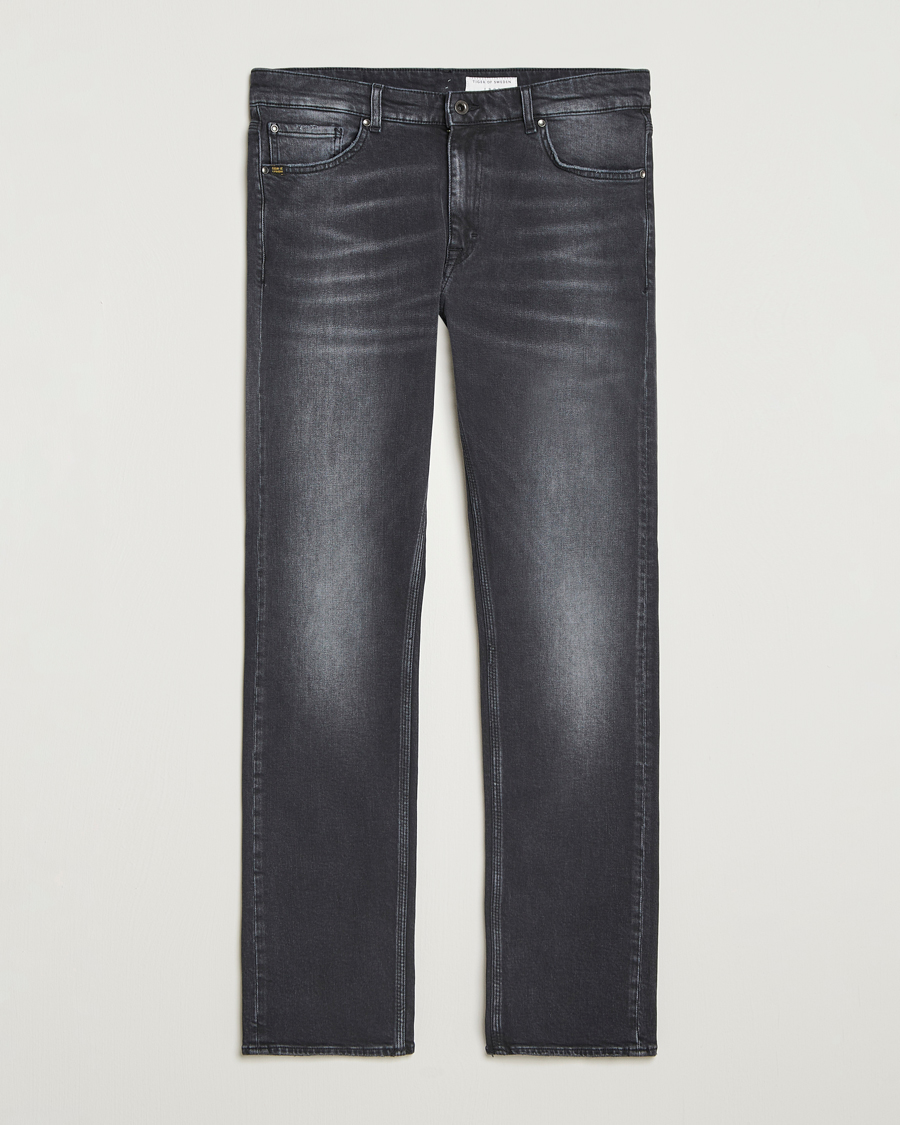 Uomini | Pantaloni | Tiger of Sweden | Des Jeans Washed Black