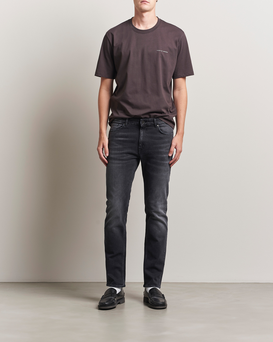 Uomini | Pantaloni | Tiger of Sweden | Des Jeans Washed Black