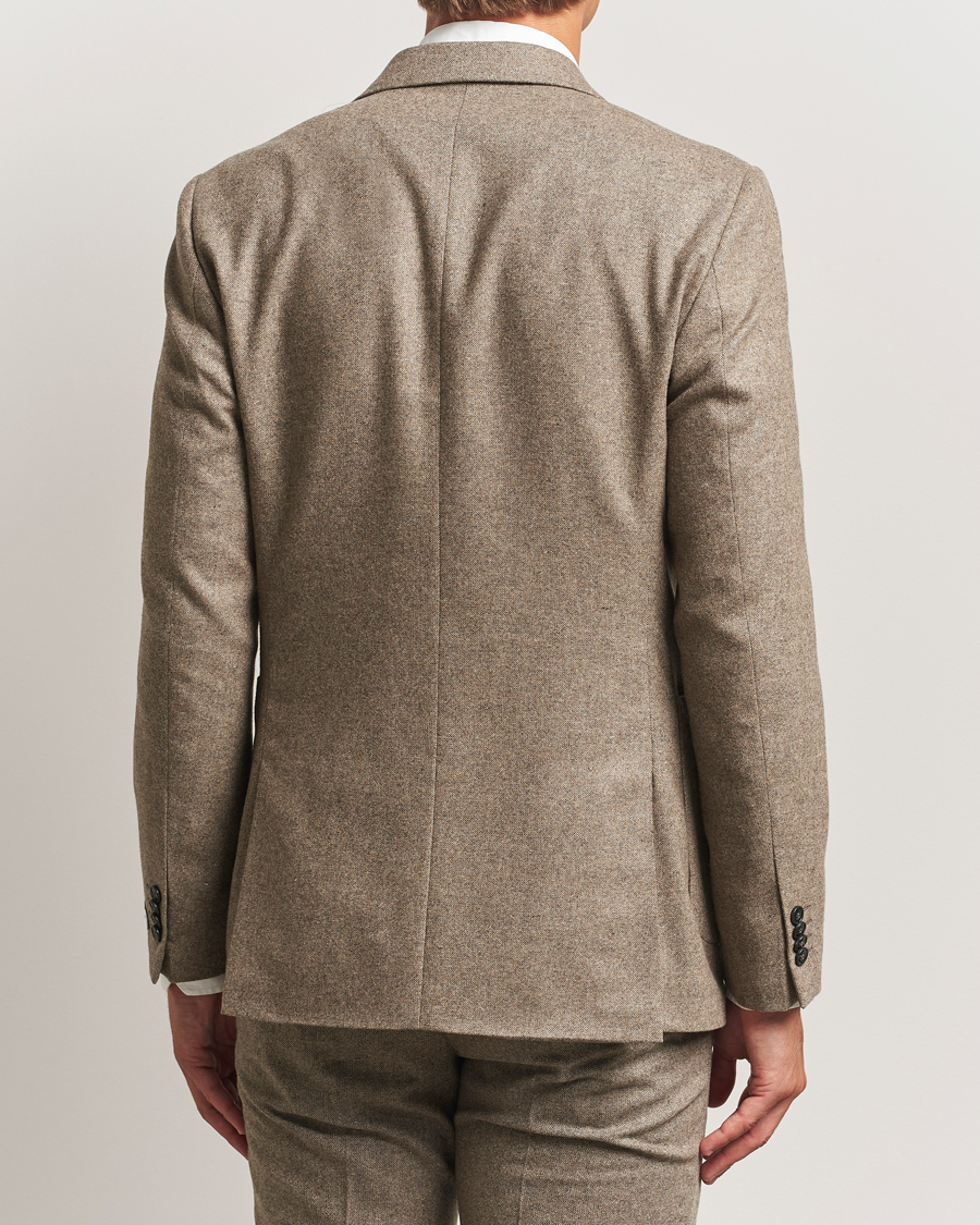 Uomini | Blazers | Tiger of Sweden | Justin Brushed Wool Blazer Burlywood