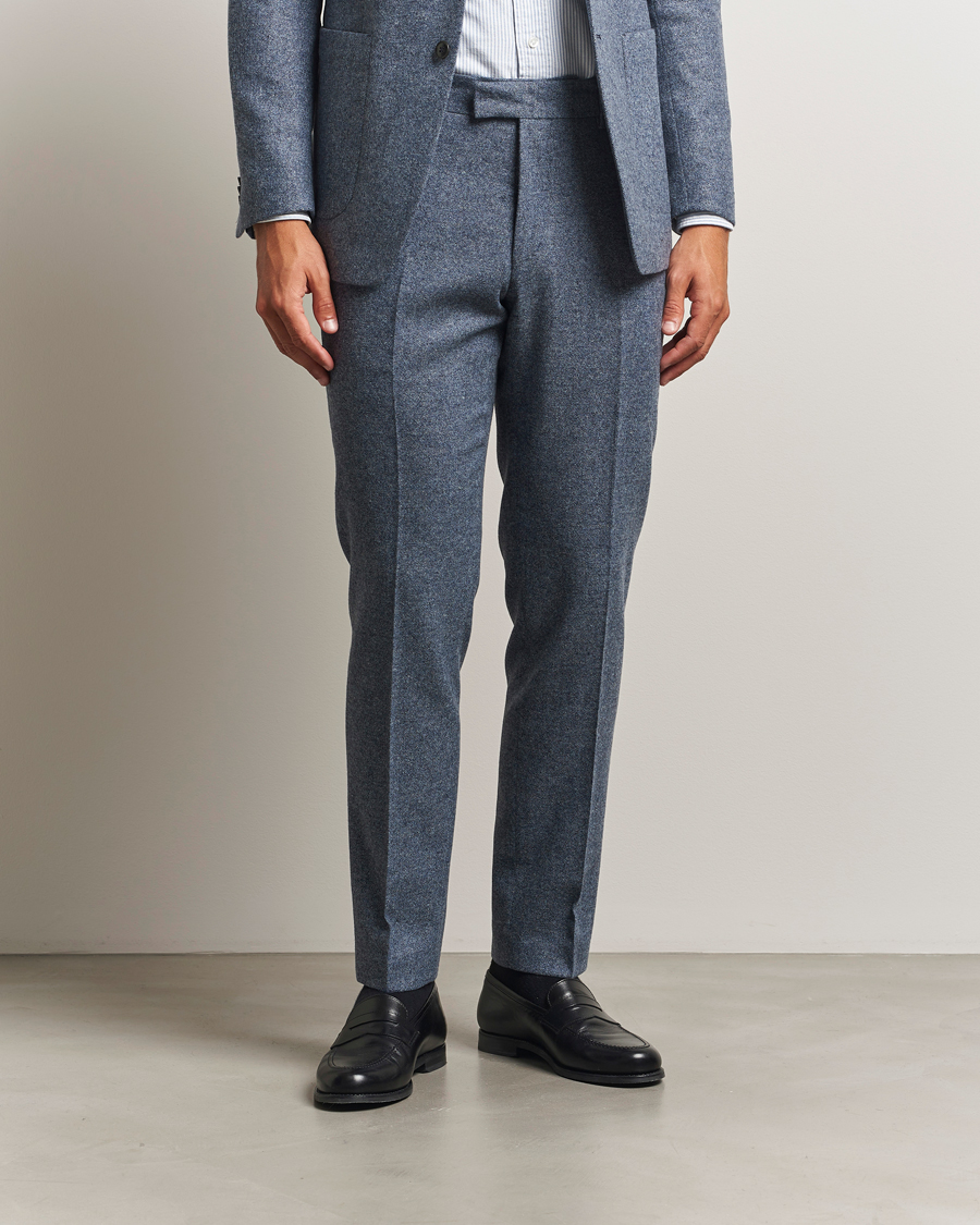 Uomini | Pantaloni | Tiger of Sweden | Tenuta Brushed Wool Trousers Space View