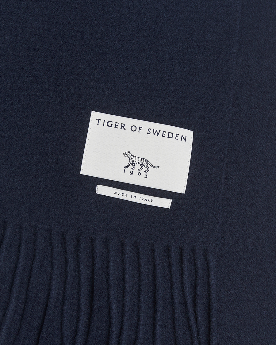 Uomini | Tiger of Sweden Sylan Wool Scarf Light Ink | Tiger of Sweden | Sylan Wool Scarf Light Ink