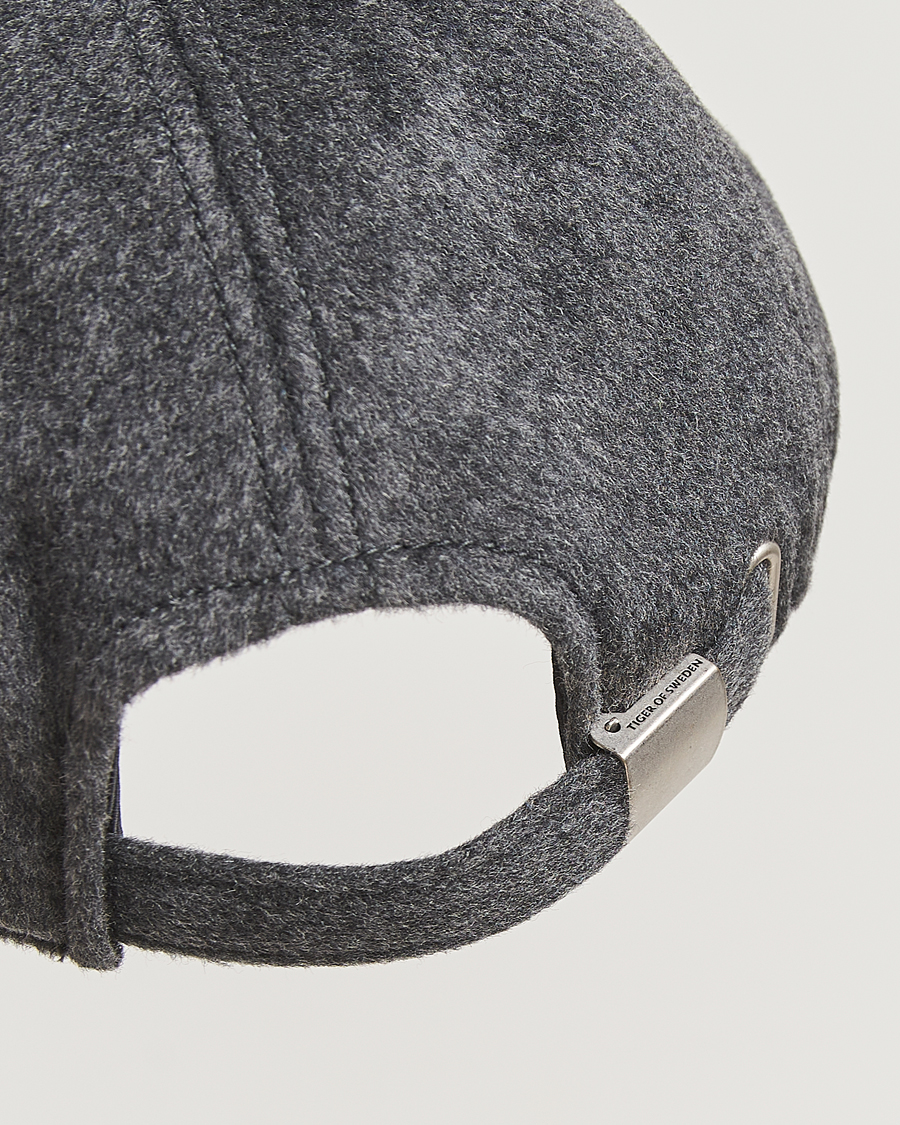 Uomini | Tiger of Sweden Hent Wool/Cashmere Cap Dark Grey Melange | Tiger of Sweden | Hent Wool/Cashmere Cap Dark Grey Melange