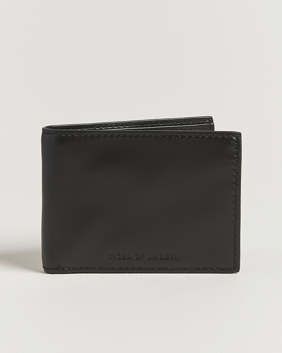 Uomini | Portafogli | Tiger of Sweden | Wald Smooth Leather Wallet Black