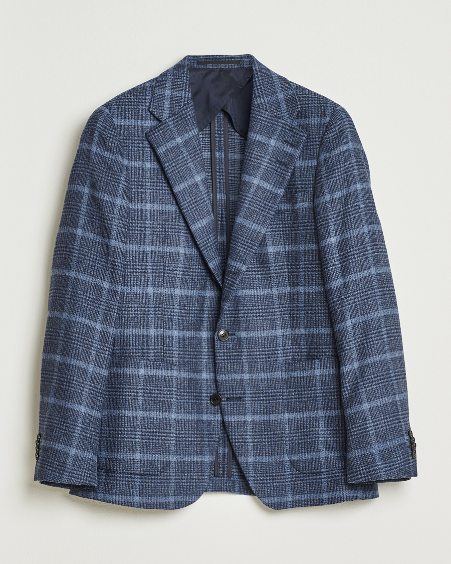 Uomini | Blazers | Tiger of Sweden | Easer Wool Checked Blazer Space View