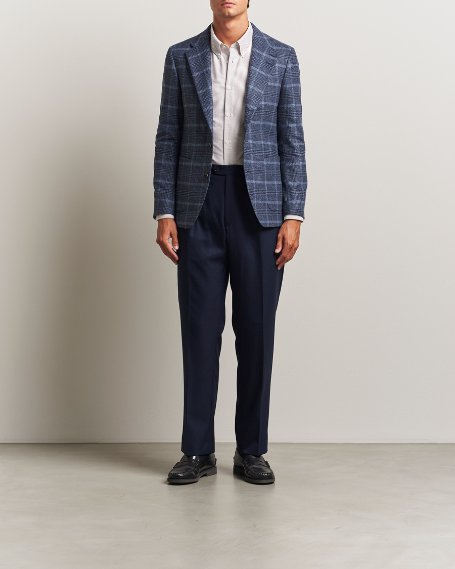 Uomini | Blazers | Tiger of Sweden | Easer Wool Checked Blazer Space View