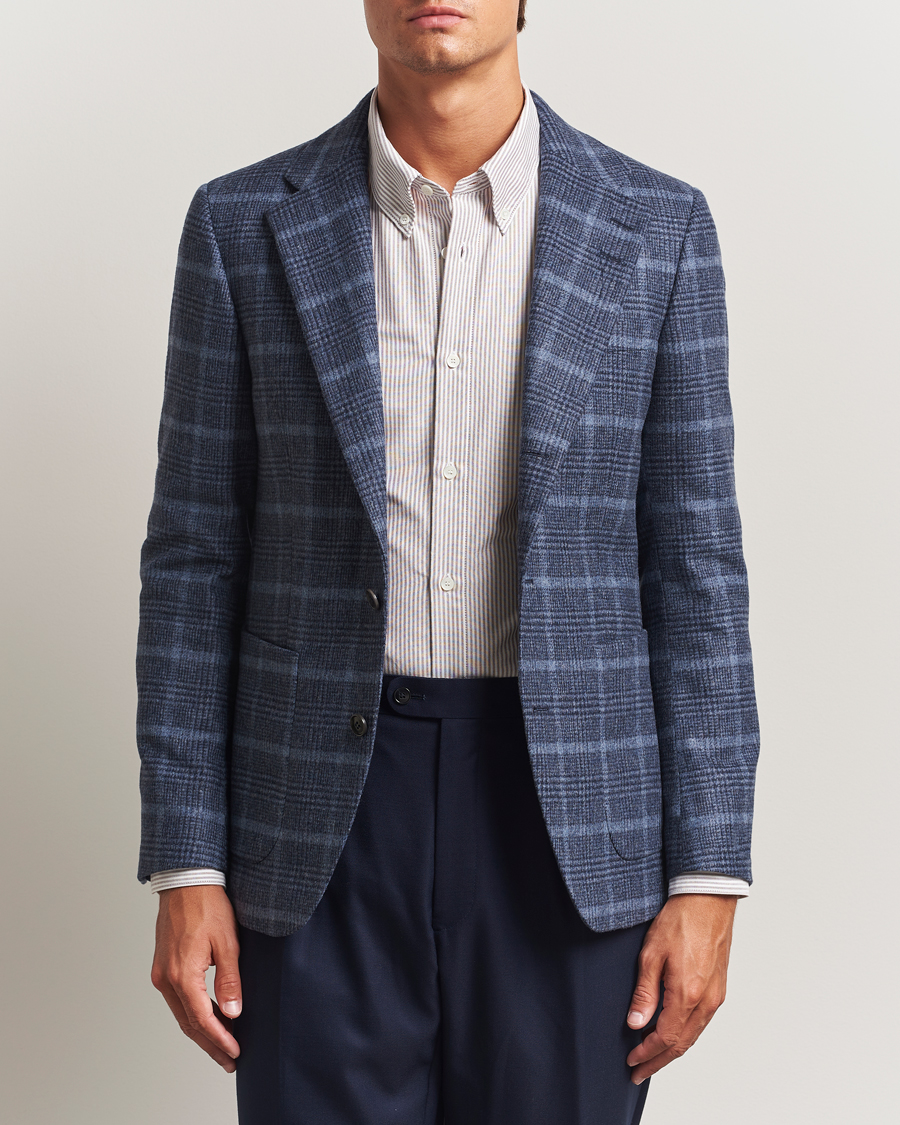 Uomini | Blazers | Tiger of Sweden | Easer Wool Checked Blazer Space View