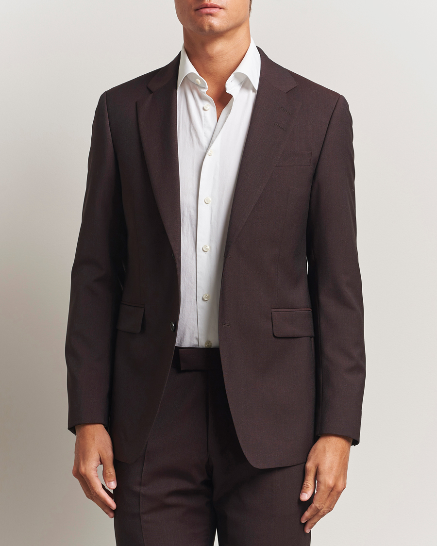 Uomini | Blazers | Tiger of Sweden | Justin Wool Suit Blazer Triumph Steel