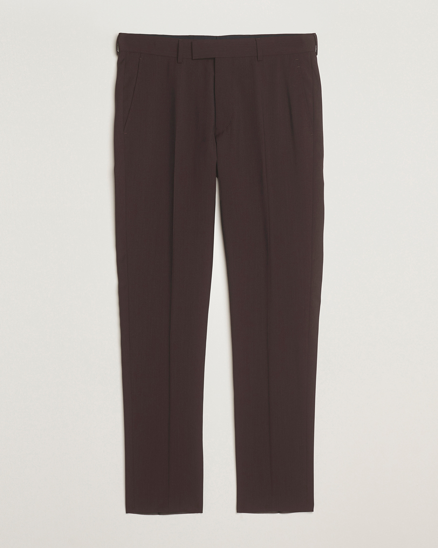 Uomini | Pantaloni | Tiger of Sweden | Tenuta Wool Suit Trousers Triumph Steel