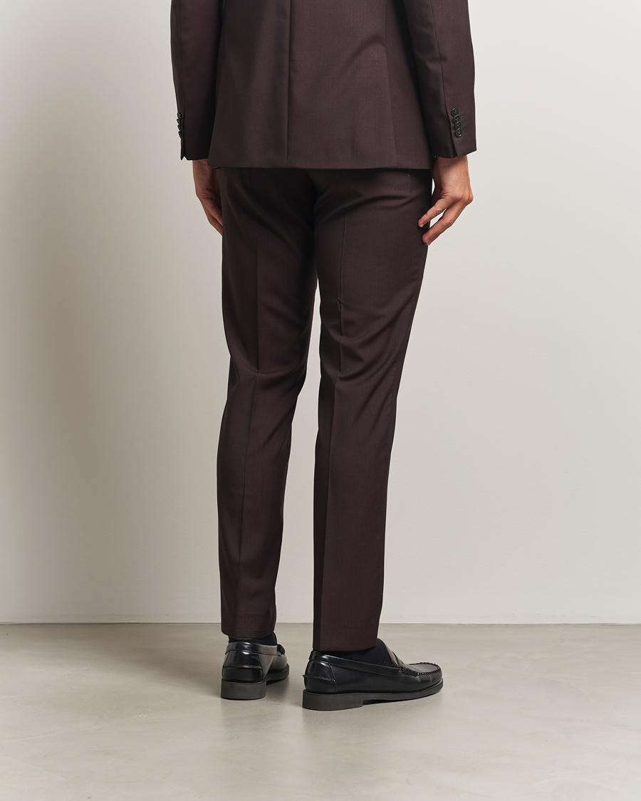 Uomini | Pantaloni | Tiger of Sweden | Tenuta Wool Suit Trousers Triumph Steel
