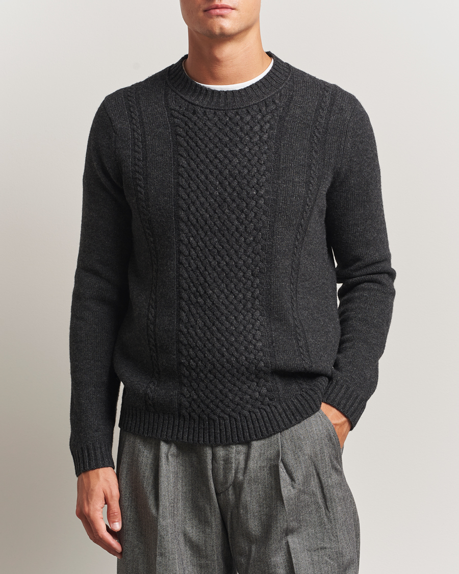 Uomini | Maglieria | Tiger of Sweden | Harry Wool Knitted Sweater Phantom