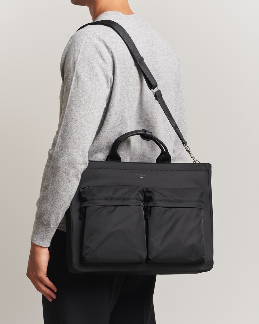 Uomini | Borse | Tiger of Sweden | Sonor Nylon Briefcase Black