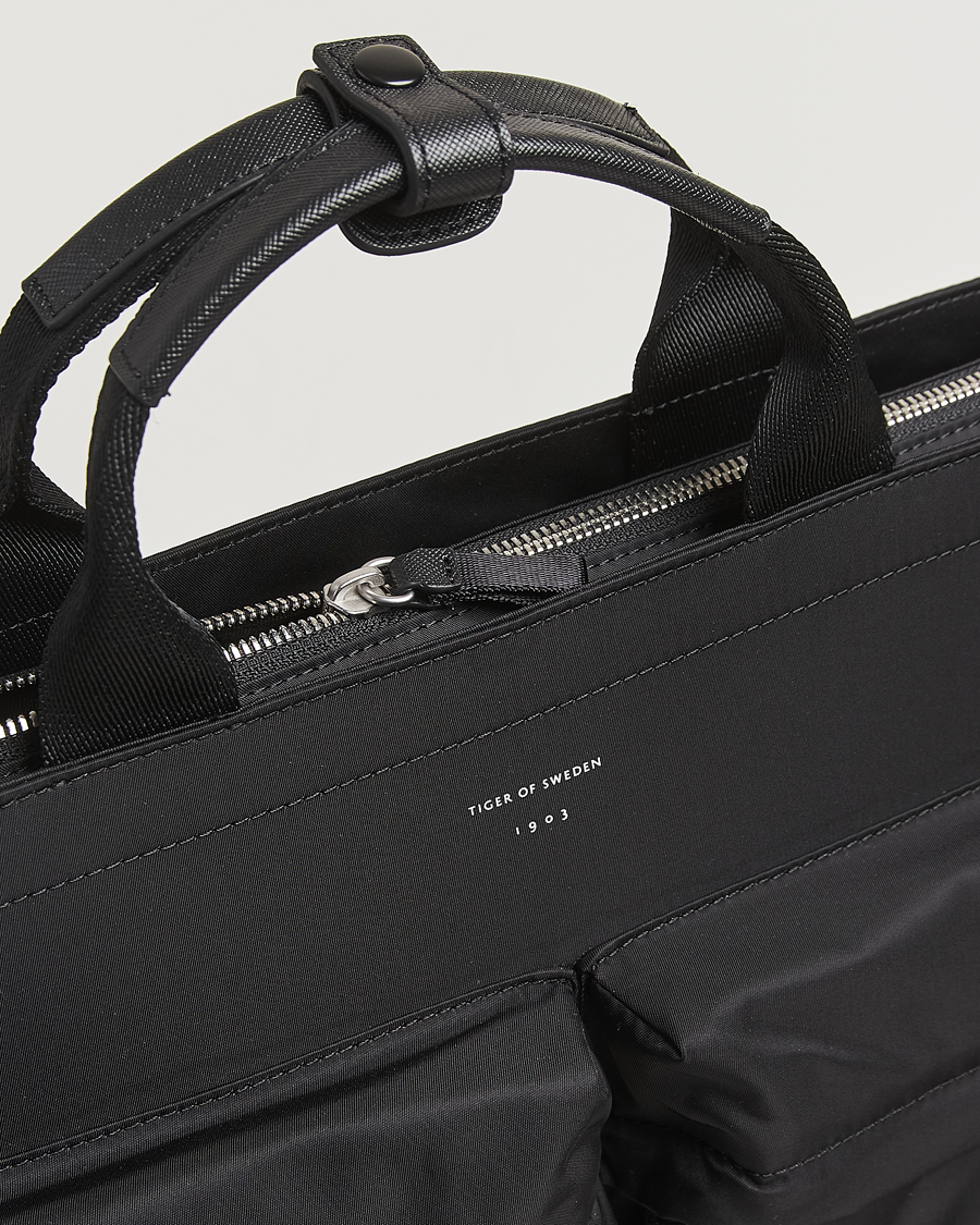 Uomini | Borse | Tiger of Sweden | Sonor Nylon Briefcase Black