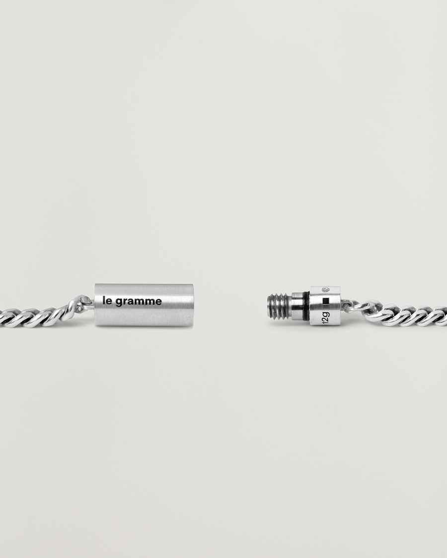 Uomini | Gioielli | LE GRAMME | Curb Chain Cable Bracelet Sterling Silver 12g