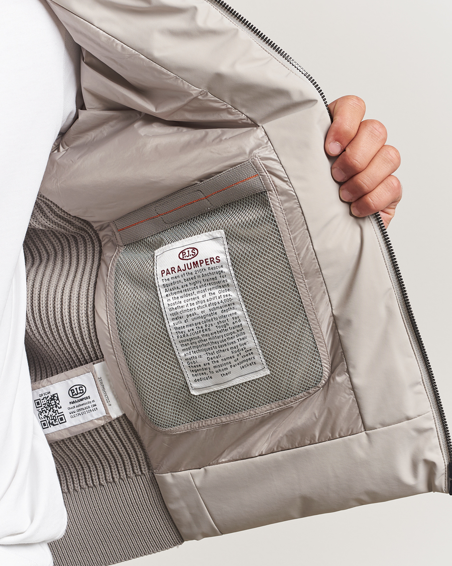 Uomini | Giacche | Parajumpers | Zorba Tech Knit Hybrid Jacket Chateau Grey