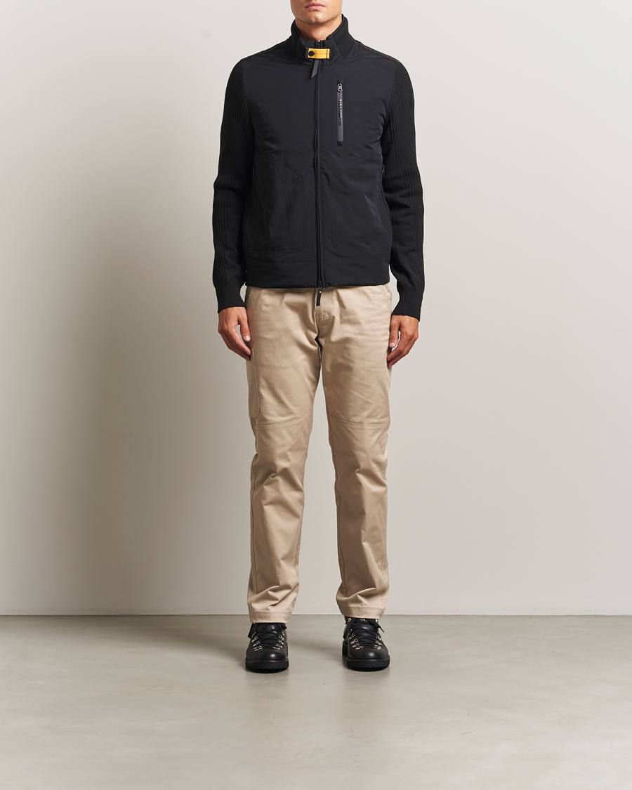 Uomini | Giacche | Parajumpers | Zorba Tech Knit Hybrid Jacket Black