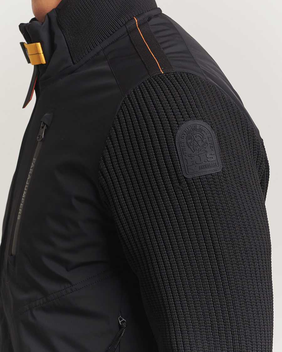 Uomini | Giacche | Parajumpers | Zorba Tech Knit Hybrid Jacket Black