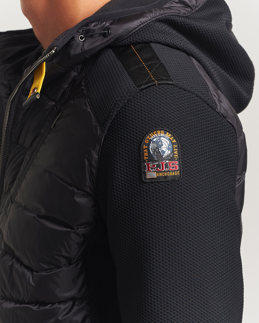 Uomini | Giacche | Parajumpers | Nolan Warm Up Hybrid Hooded Jacket Black