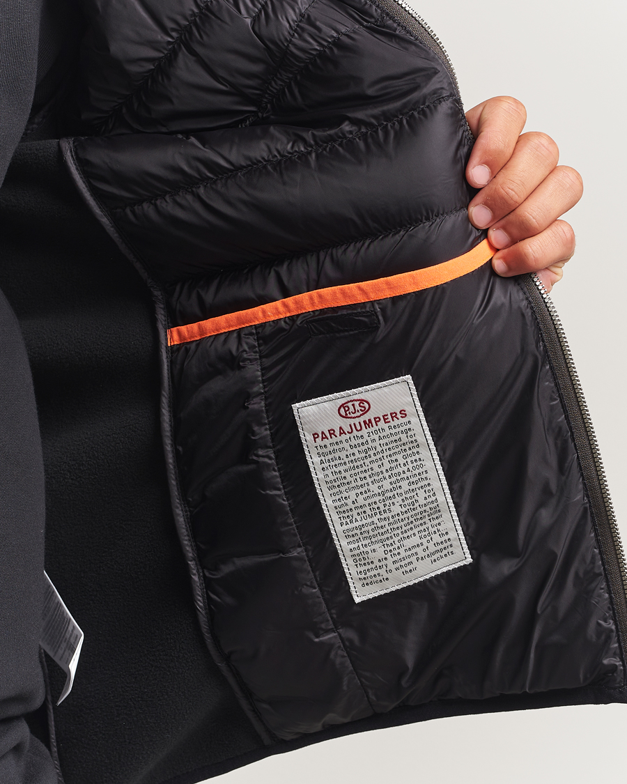 Uomini | Giacche | Parajumpers | Nolan Warm Up Hybrid Hooded Jacket Black