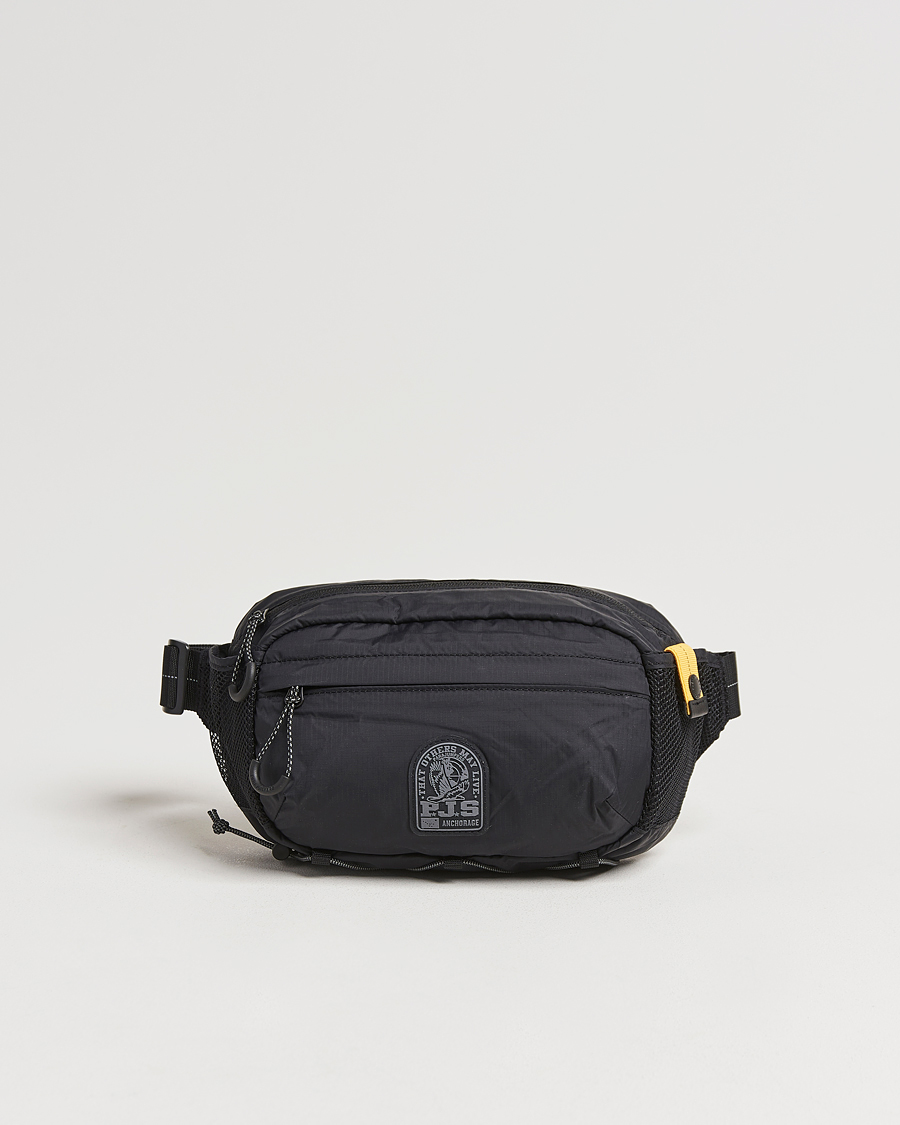 Uomini | Parajumpers Edric Nylon Ripstop Waistbag Black | Parajumpers | Edric Nylon Ripstop Waistbag Black