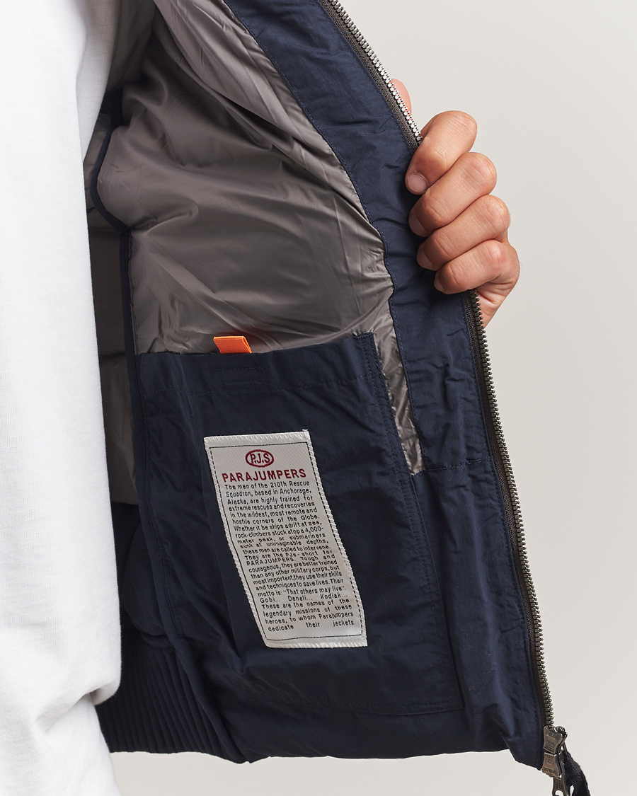 Uomini | Giacche | Parajumpers | Cassian Matte Down Jacket Blue Navy