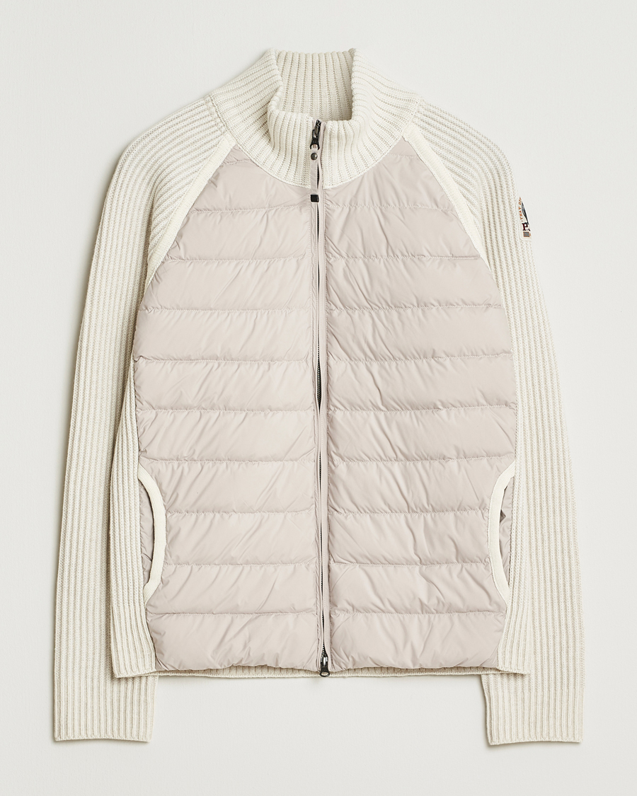 Uomini | Giacche | Parajumpers | Olmo Rib Knitted Hybrid Jacket Purity