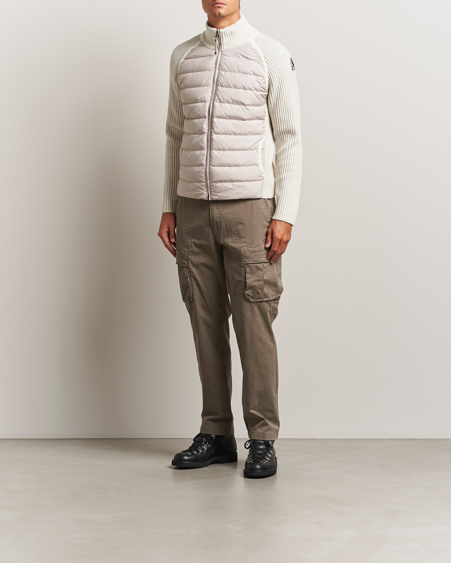 Uomini | Giacche | Parajumpers | Olmo Rib Knitted Hybrid Jacket Purity