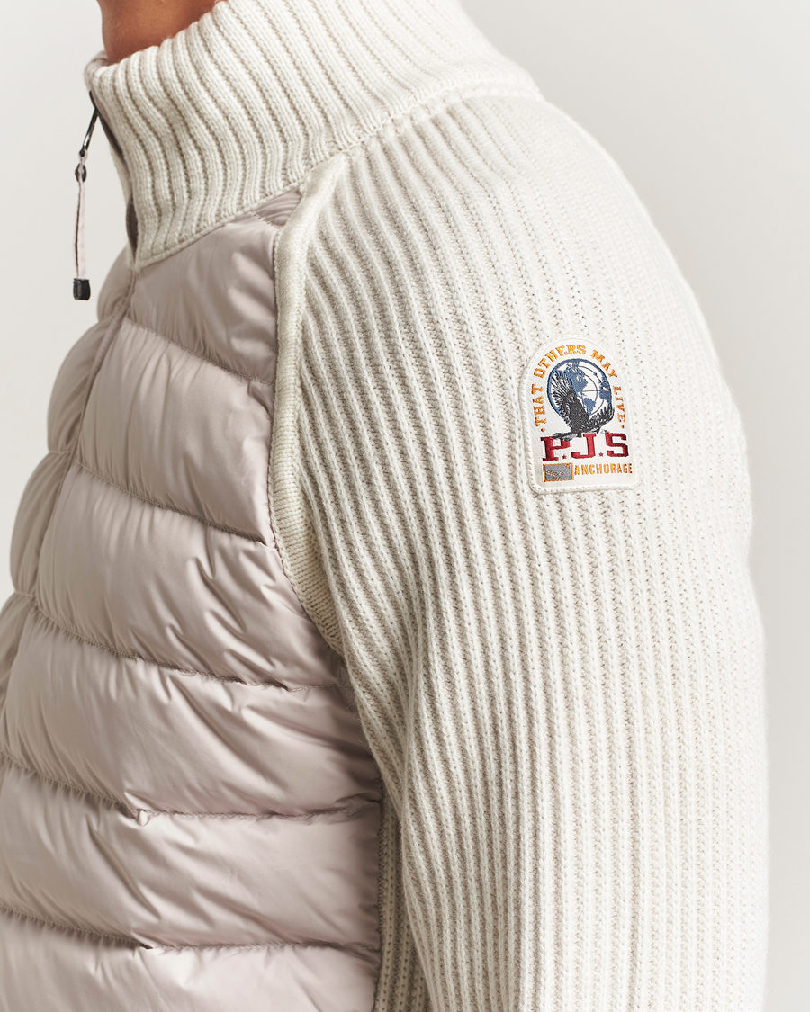 Uomini | Giacche | Parajumpers | Olmo Rib Knitted Hybrid Jacket Purity